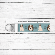 Load image into Gallery viewer, Petit Basset Griffon Vendeen key wristlet