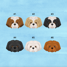 Load image into Gallery viewer, Shih Poo (Shih Tzu/Poodle mix) ID Pet Tag