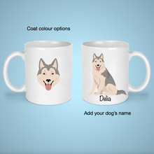 Load image into Gallery viewer, Northern Inuit Dog 11 oz mug personalized