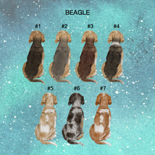 Load image into Gallery viewer, Beagle Northern Lights Ornament