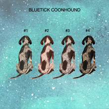 Load image into Gallery viewer, Bluetick Coonhound Northern Lights Ornament