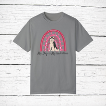 Load image into Gallery viewer, Alaskan Husky 'My Dog is My Valentine' 100% cotton t-shirt customized