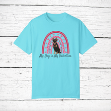 Load image into Gallery viewer, Australian Kelpie Dog 'My Dog is My Valentine' 100% cotton t-shirt customized