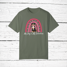 Load image into Gallery viewer, Appenzeller Sennehund 'My Dog is My Valentine' 100% cotton t-shirt customized