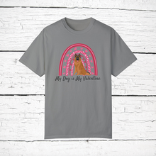 Load image into Gallery viewer, Belgian Tervuren 'My Dog is My Valentine' 100% cotton t-shirt customized