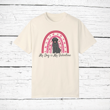Load image into Gallery viewer, Bouvier des Flandres 'My Dog is My Valentine' 100% cotton t-shirt customized