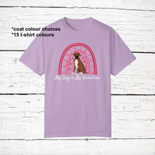 Load image into Gallery viewer, Boxer 'My Dog is My Valentine' 100% cotton t-shirt customized