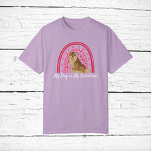 Load image into Gallery viewer, Caucasian Shepherd 'My Dog is My Valentine' 100% cotton t-shirt customized
