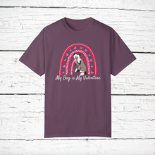Load image into Gallery viewer, Chinese Crested 'My Dog is My Valentine' 100% cotton t-shirt customized