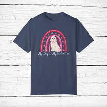 Load image into Gallery viewer, Cockapoo (Cocker Spaniel/Poodle mix) 'My Dog is My Valentine' 100% cotton t-shirt customized