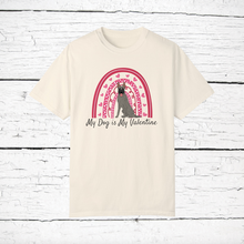 Load image into Gallery viewer, Dutch Shepherd 'My Dog is My Valentine' 100% cotton t-shirt customized