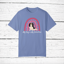 Load image into Gallery viewer, English Toy Spaniel 'My Dog is My Valentine' 100% cotton t-shirt customized