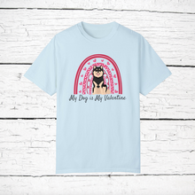 Load image into Gallery viewer, Finnish Lapphund 'My Dog is My Valentine' 100% cotton t-shirt customized