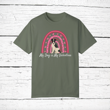 Load image into Gallery viewer, Smooth Fox Terrier 'My Dog is My Valentine' 100% cotton t-shirt customized