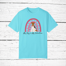 Load image into Gallery viewer, Wire Fox Terrier 'My Dog is My Valentine' 100% cotton t-shirt customized