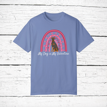 Load image into Gallery viewer, German Pinscher (cropped ears) 'My Dog is My Valentine' 100% cotton t-shirt customized