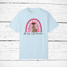 Load image into Gallery viewer, German Wirehaired Pointer 'My Dog is My Valentine' 100% cotton t-shirt customized