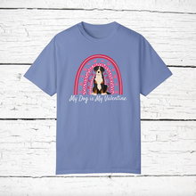 Load image into Gallery viewer, Greater Swiss Mountain Dog 'My Dog is My Valentine' 100% cotton t-shirt customized