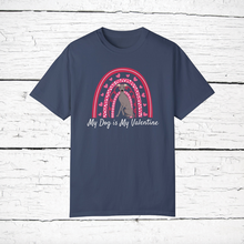 Load image into Gallery viewer, Italian Greyhound 'My Dog is My Valentine' 100% cotton t-shirt customized