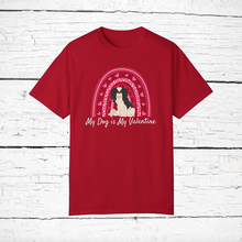 Load image into Gallery viewer, Japanese Chin 'My Dog is My Valentine' 100% cotton t-shirt customized