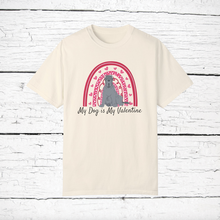 Load image into Gallery viewer, Neapolitan Mastiff (cropped ears) 'My Dog is My Valentine' 100% cotton t-shirt customized