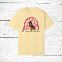 Load image into Gallery viewer, Otterhound 'My Dog is My Valentine' 100% cotton t-shirt customized