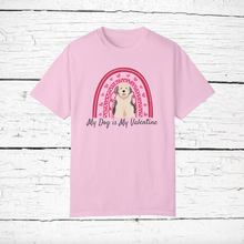 Load image into Gallery viewer, Old English Sheepdog 'My Dog is My Valentine' 100% cotton t-shirt customized