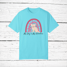Load image into Gallery viewer, Pomapoo (Pomeranian/Poodle mix) 'My Dog is My Valentine' 100% cotton t-shirt customized