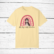 Load image into Gallery viewer, Portuguese Water Dog 'My Dog is My Valentine' 100% cotton t-shirt customized