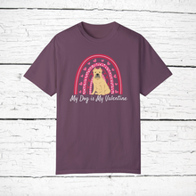 Load image into Gallery viewer, Presa Canario (cropped ears) 'My Dog is My Valentine' 100% cotton t-shirt customized
