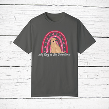 Load image into Gallery viewer, Soft Coated Wheaten Terrier 'My Dog is My Valentine' 100% cotton t-shirt customized