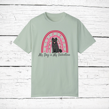 Load image into Gallery viewer, Swedish Lapphund 'My Dog is My Valentine' 100% cotton t-shirt customized