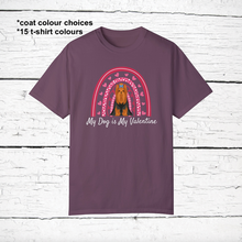 Load image into Gallery viewer, Yorkshire Terrier 'My Dog is My Valentine' 100% cotton t-shirt customized