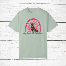 Load image into Gallery viewer, Bohemian Shepherd 'My Dog is My Valentine' 100% cotton t-shirt customized