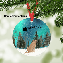 Load image into Gallery viewer, Boerboel Northern Lights Ornament