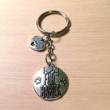 Load image into Gallery viewer, I Love My Fur Babies key ring - dog and cat lover gift - fur babies - gift for her - gift for him