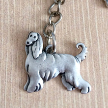 Load image into Gallery viewer, Afghan Hound key ring