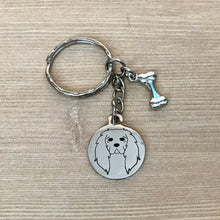 Load image into Gallery viewer, Cavalier King Charles Spaniel keychain