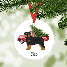 Load image into Gallery viewer, Australian Shepherd ornament personalized