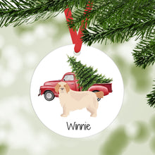 Load image into Gallery viewer, Clumber Spaniel ornament personalized