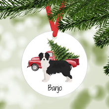 Load image into Gallery viewer, Australian Shepherd ornament personalized