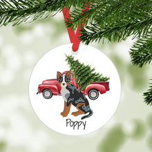 Load image into Gallery viewer, Australian Koolie ornament personalized