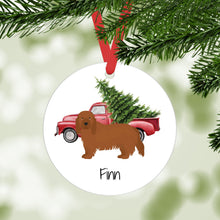 Load image into Gallery viewer, Sussex Spaniel ornament personalized