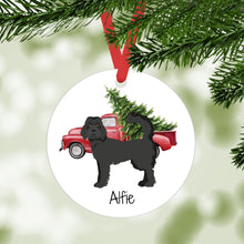 Load image into Gallery viewer, Labradoodle ornament personalized