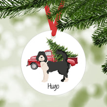 Load image into Gallery viewer, Labradoodle ornament personalized