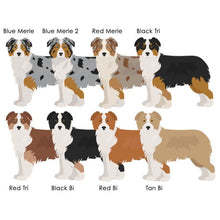Load image into Gallery viewer, Australian Shepherd Vinyl Sticker Set