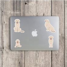 Load image into Gallery viewer, Golden Retriever Vinyl Sticker Set