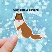 Load image into Gallery viewer, Rough Collie Vinyl Sticker Set