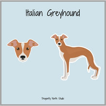 Load image into Gallery viewer, Italian Greyhound Vinyl Sticker Set