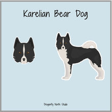 Load image into Gallery viewer, Karelian Bear Dog Vinyl Sticker Set